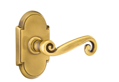 Emtek Rustic Lever French Antique-Style 8 Rosette