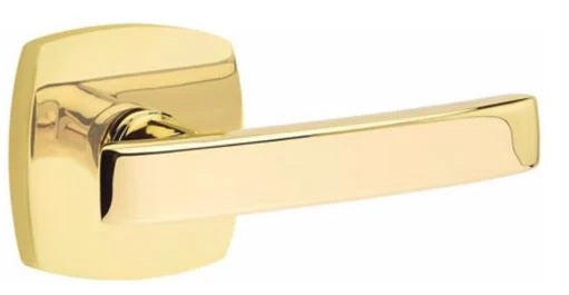 Emtek Geneva Lever Handle with Urban Modern Rosette