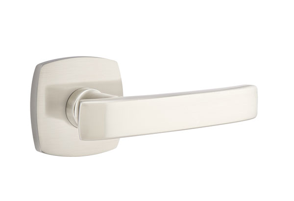 Emtek Geneva Lever Handle with Urban Modern Rosette