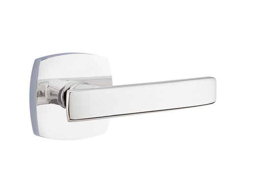 Emtek Geneva Lever - Urban Modern Rosette - Polished Chrome