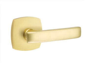 Emtek Geneva Lever Handle with Urban Modern Rosette