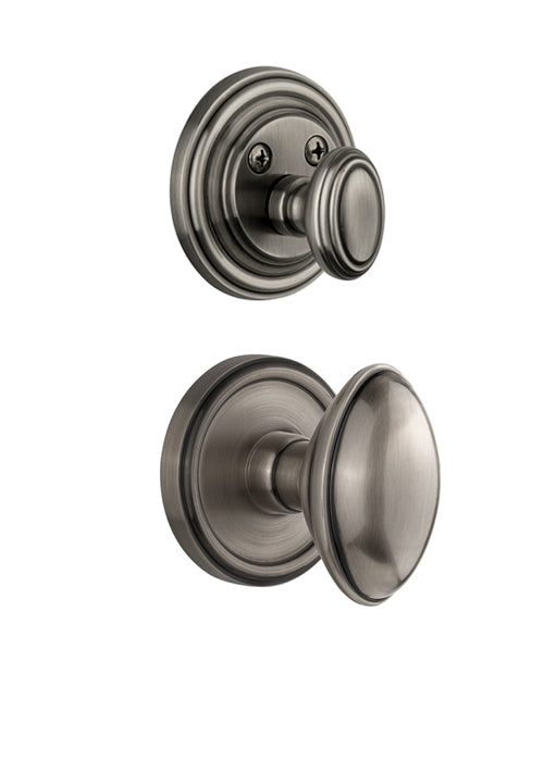 Grandeur Georgetown Handleset with Eden Prairie Knob - Interior Half Only