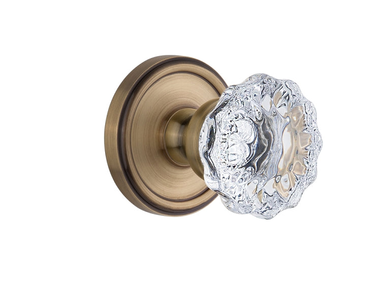 Grandeur Georgetown Rosette with Fontainebleau Knob