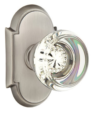 Emtek Georgetown Knob with Style #8 Rosette