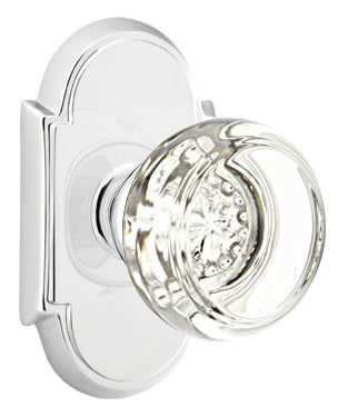 Emtek Georgetown Knob with Style #8 Rosette