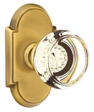 Emtek Georgetown Knob with Style #8 Rosette