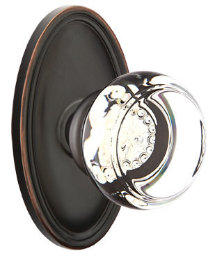 Emtek Georgetown Knob with Oval Rosette