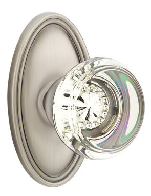 Emtek Georgetown Knob with Oval Rosette