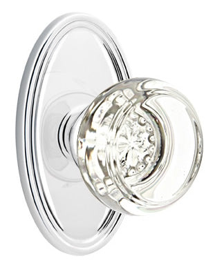 Emtek Georgetown Knob with Oval Rosette
