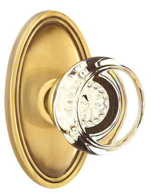 Emtek Georgetown Knob with Oval Rosette