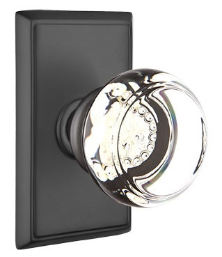 Emtek Georgetown Knob with Rectangular Rosette
