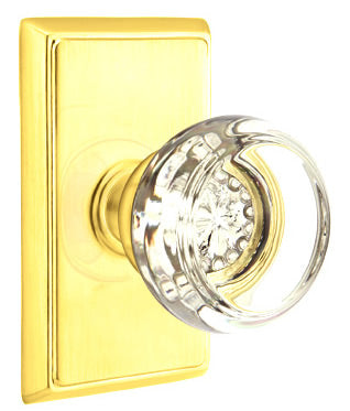 Emtek Georgetown Knob with Rectangular Rosette