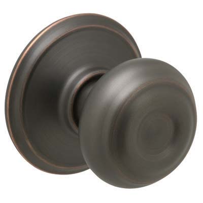 Schlage Georgian Doorknob in Aged Bronze