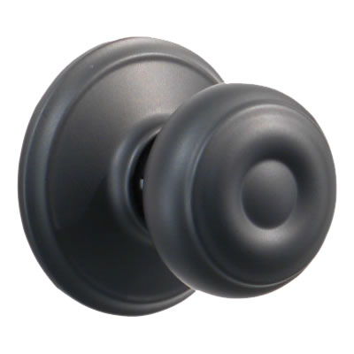 Schlage Georgian Doorknob in Matte Black
