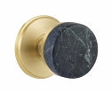 Emtek Green Marble Interior Mortise Knob with Watford Rosette