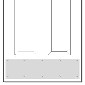 Grey Plastic Kickplate