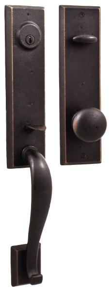 Greystone Handleset - Shown in an Oil Rubbed Bronze