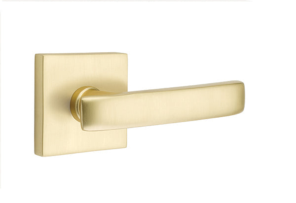 Emtek Geneva Lever Handle with Square Rosette
