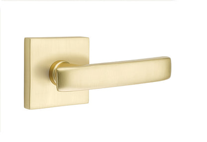 Emtek Geneva Lever Handle with Square Rosette