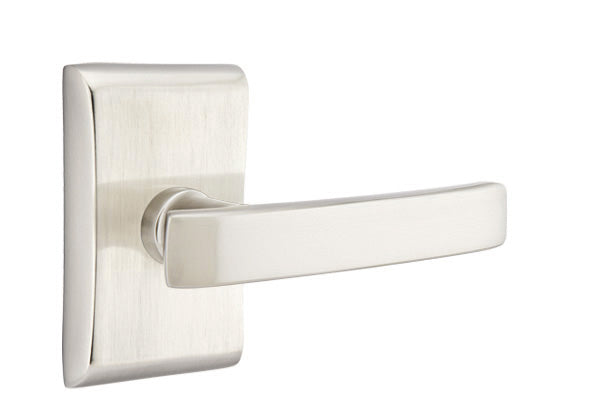 Emtek Geneva Lever - Neos Rosette - Satin Nickel