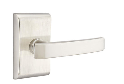Emtek Geneva Lever - Neos Rosette - Satin Nickel