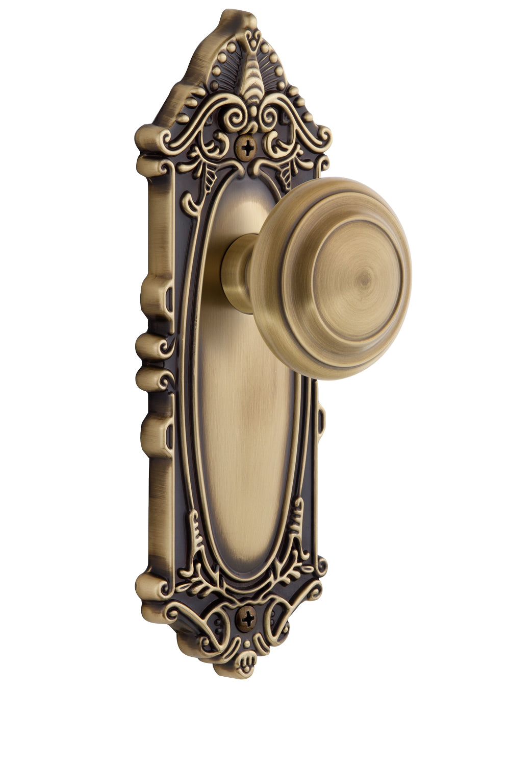 Grandeur Grande Victorian Plate with Circulaire Knob