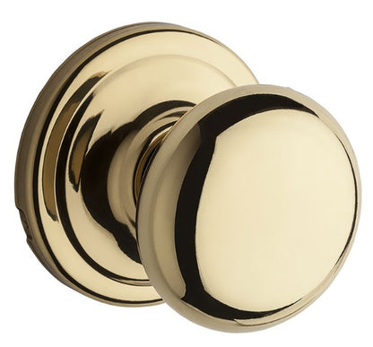 Kwikset Hancock Doorknob in Bright Brass