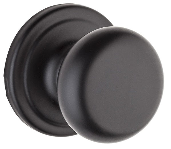 Kwikset Hancock Doorknob in Iron Black