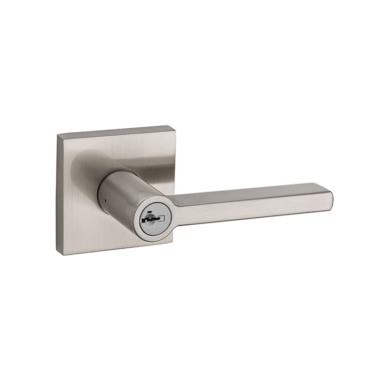 Kwikset Halifax Keyed Lever-Satin Nickel