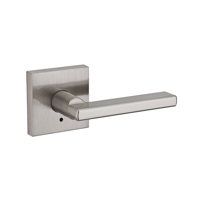 Kwikset Halifax Privacy Lever-Satin Nickel