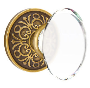 Emtek Hampton Knob with Lancaster Rosette