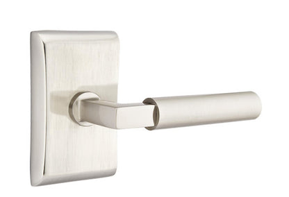 Emtek Hercules Door Lever - Neos Rosette - Satin Nickel