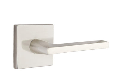 Emtek Helios Door Lever - Square Rosette - Satin Nickel