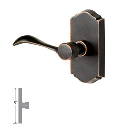 Sure-Loc Sandstone Sandcast Bronze Door Lever