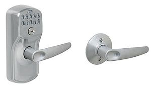 Schlage Jazz Keypad Entry Auto-Lock in Antique Brass