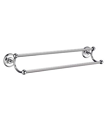 Smedbo Villa Collection Double Towel Rail - Polished Chrome