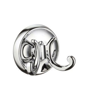 Smedbo Villa Collection Double Bath Towel Hook - Polished Chrome