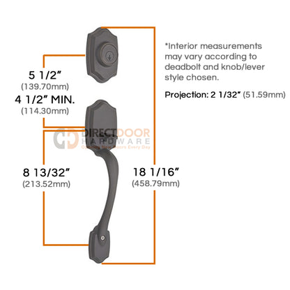 Kwikset Belleview Handleset