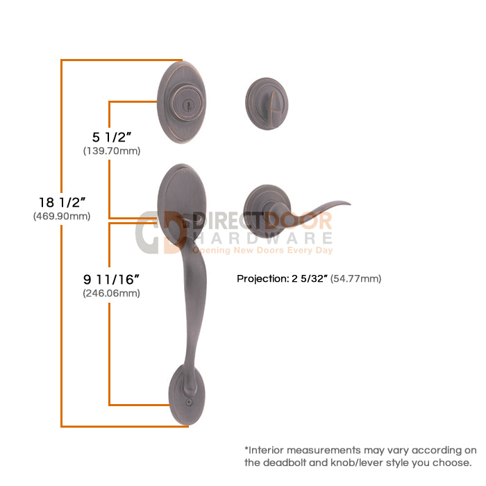 Kwikset Chelsea Handleset