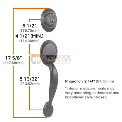 Kwikset Dakota Handleset