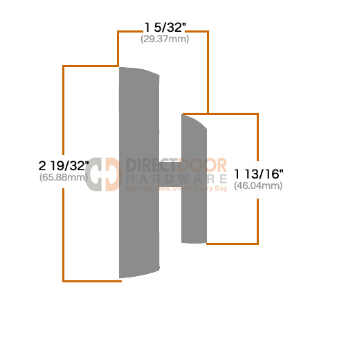 Measurements for Kwikset 980 Interior