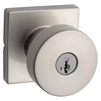 Kwikset Pismo Modern Knob with Square Rosette