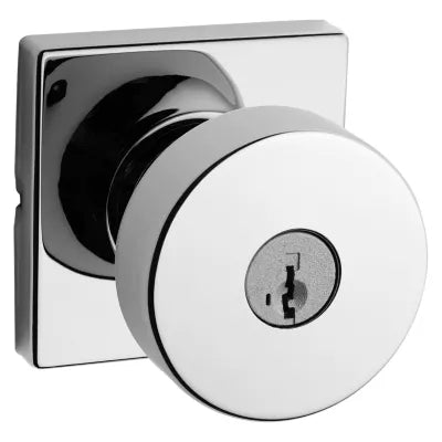 Kwikset Pismo Modern Knob with Square Rosette