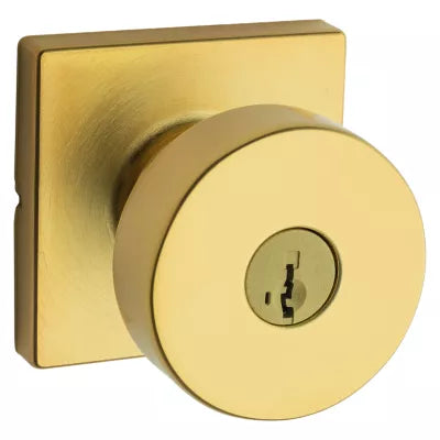 Kwikset Pismo Modern Knob with Square Rosette