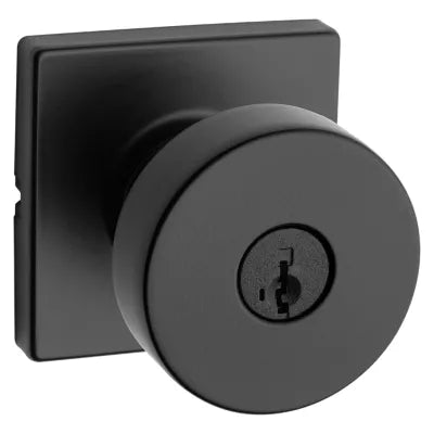 Kwikset Pismo Modern Knob with Square Rosette