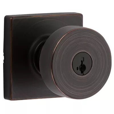 Kwikset Pismo Modern Knob with Square Rosette