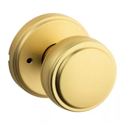 Kwikset Sora Door Knob with Traditional Round Rosette