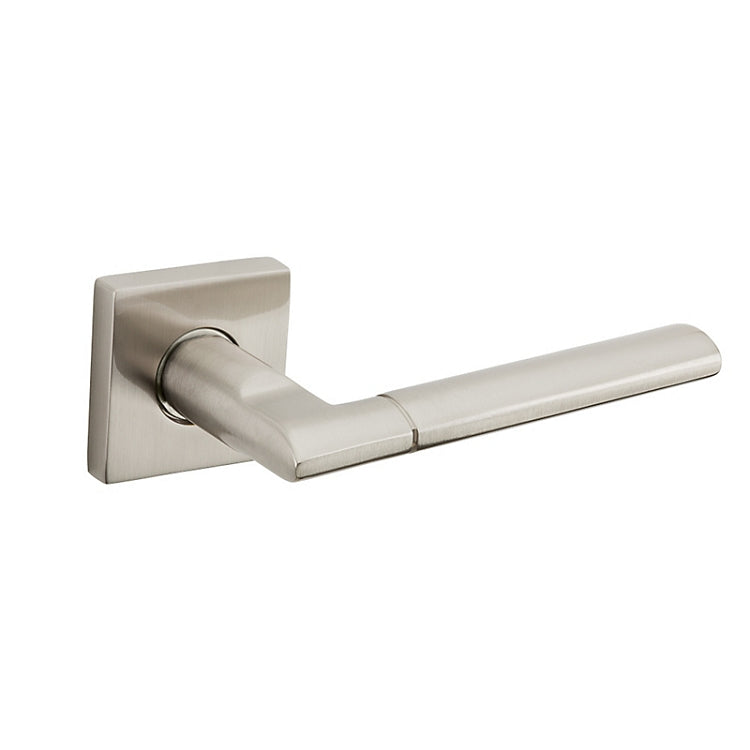 Baldwin Estate L021 - Satin Nickel ( Shown with 5056 Rosette, ROSETTE NOT INCLUDED )