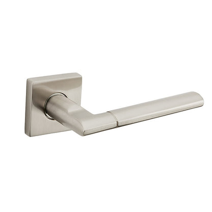 Baldwin Estate L021 - Satin Nickel ( Shown with 5056 Rosette, ROSETTE NOT INCLUDED )