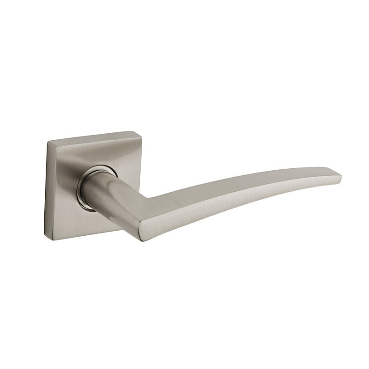 Baldwin Estate L002 - Satin Nickel (Shown with 5056 Rosette, ROSETTE NOT INCLUDED)